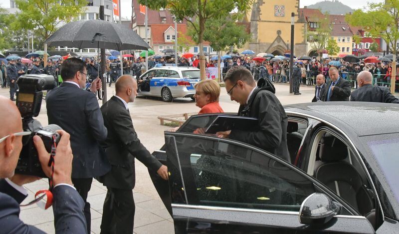 Angela Merkel beim CDU-Parteitag in Reutlingen