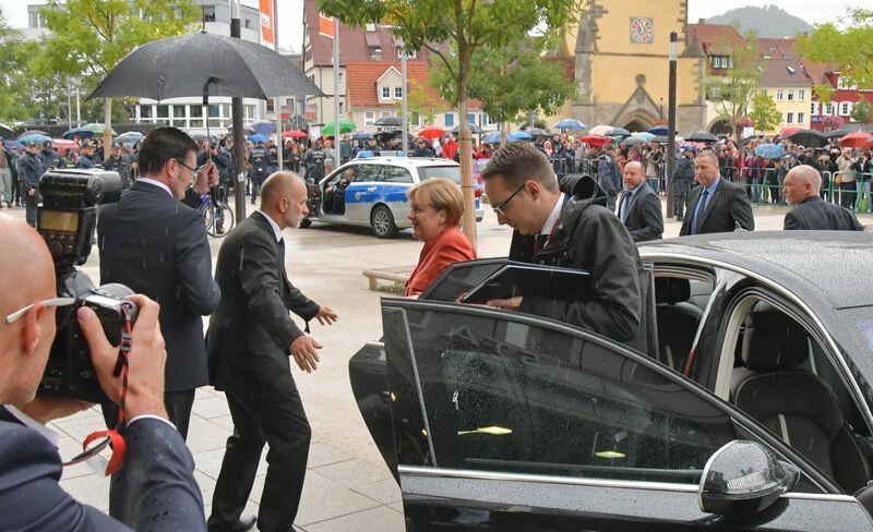 Angela Merkel beim CDU-Parteitag in Reutlingen