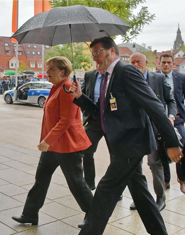 Angela Merkel beim CDU-Parteitag in Reutlingen