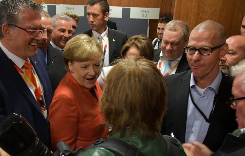 Angela Merkel beim CDU-Parteitag in Reutlingen