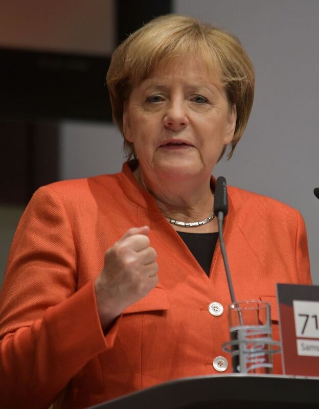 Angela Merkel beim CDU-Parteitag in Reutlingen