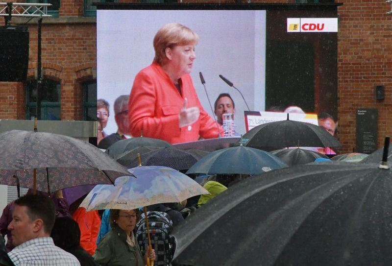 Angela Merkel beim CDU-Parteitag in Reutlingen