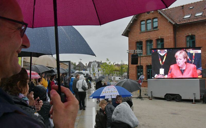 Angela Merkel beim CDU-Parteitag in Reutlingen