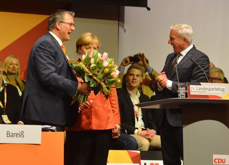 Angela Merkel beim CDU-Parteitag in Reutlingen