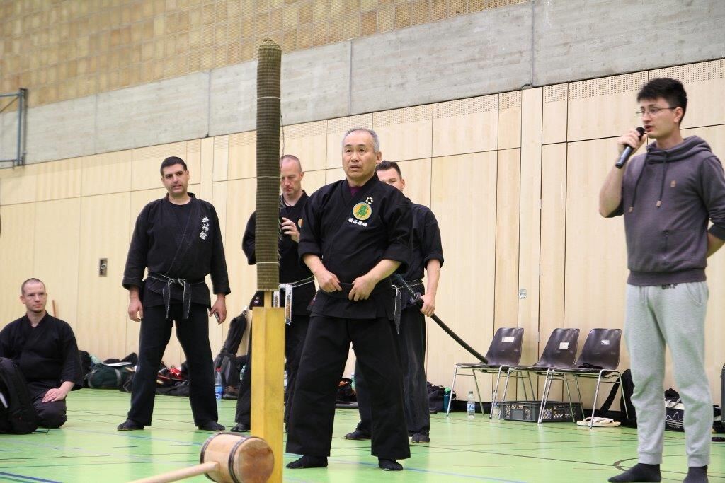 Japanischer Schwertmeister Sensei in Reutlingen