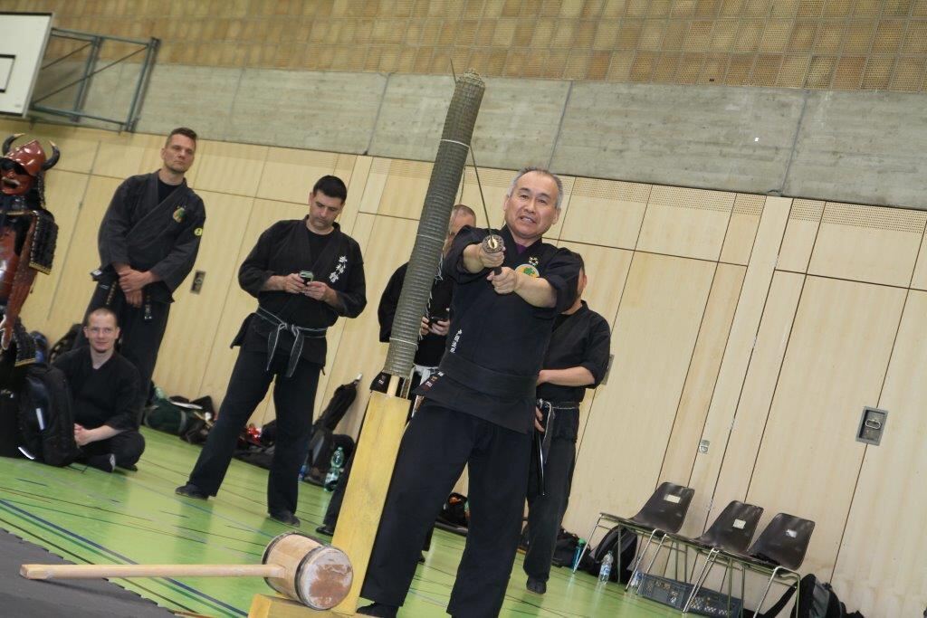 Japanischer Schwertmeister Sensei in Reutlingen