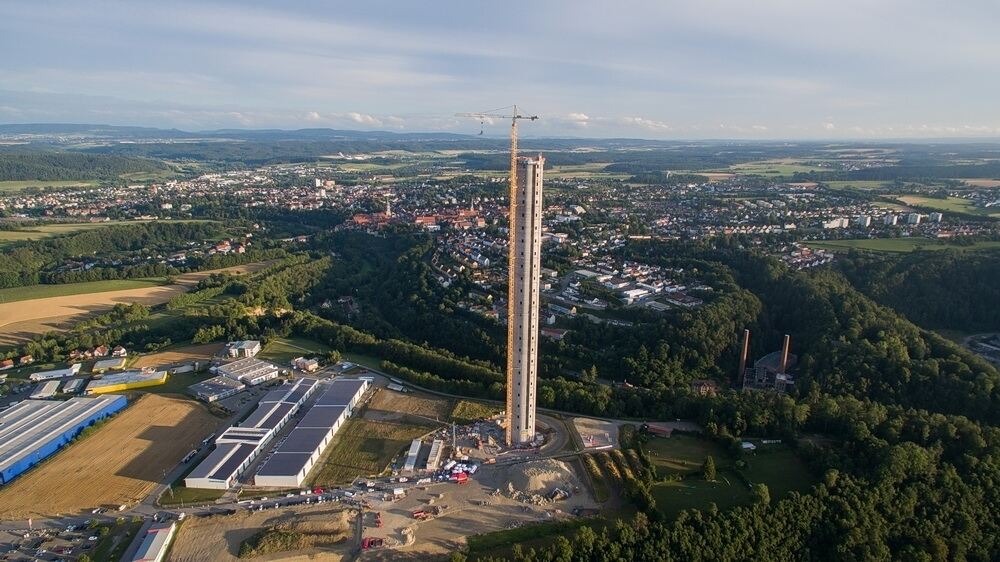 Thyssenkrupp-Testturm Rottweil FOTO: THYSSENKRUPP