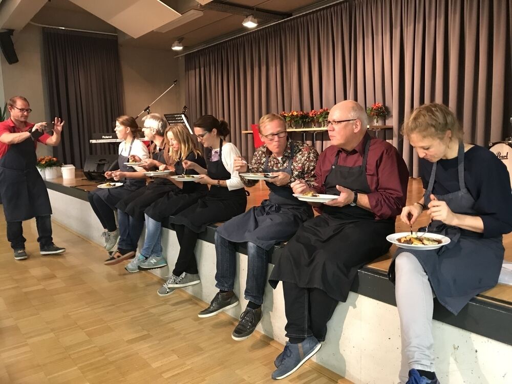 Dankeschönessen für die Kocheltern der Mensa des Friedrich-Schiller-Gymnasiums in Pfullingen