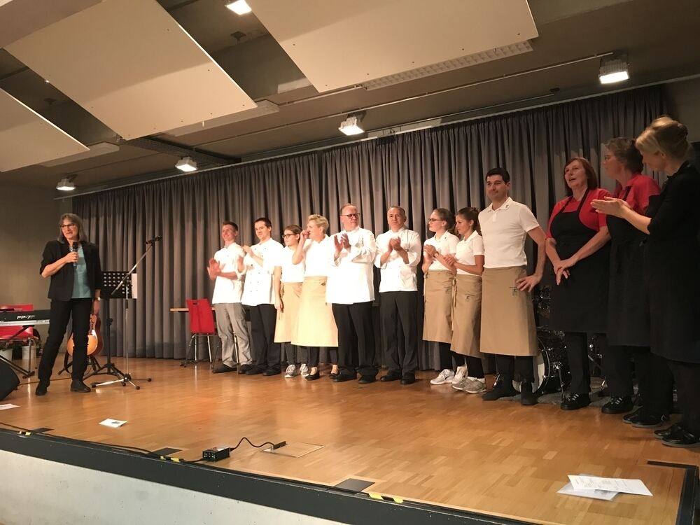 Dankeschönessen für die Kocheltern der Mensa des Friedrich-Schiller-Gymnasiums in Pfullingen