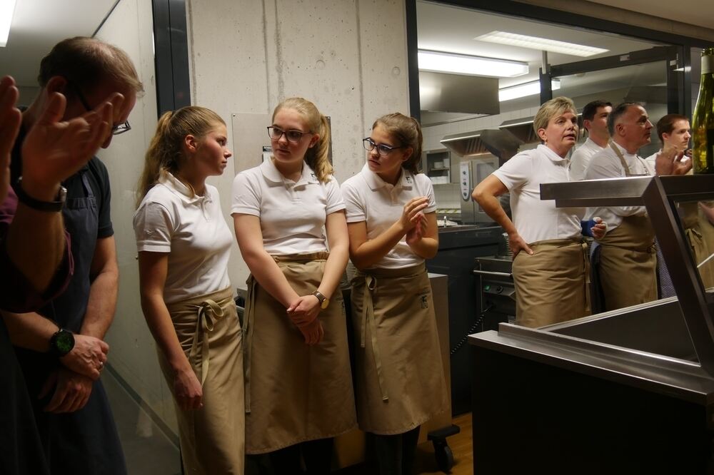 Dankeschönessen für die Kocheltern der Mensa des Friedrich-Schiller-Gymnasiums in Pfullingen