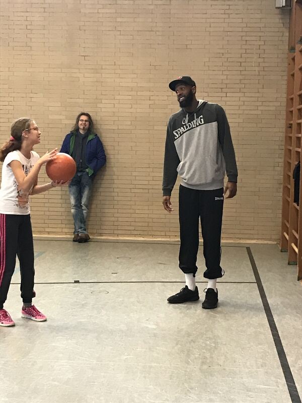 Zeitung macht Schule Training mit den Walter Tigers Tübingen