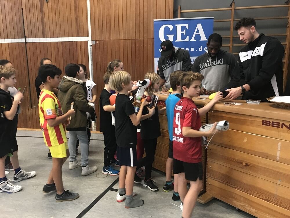 Zeitung macht Schule Training mit den Walter Tigers Tübingen