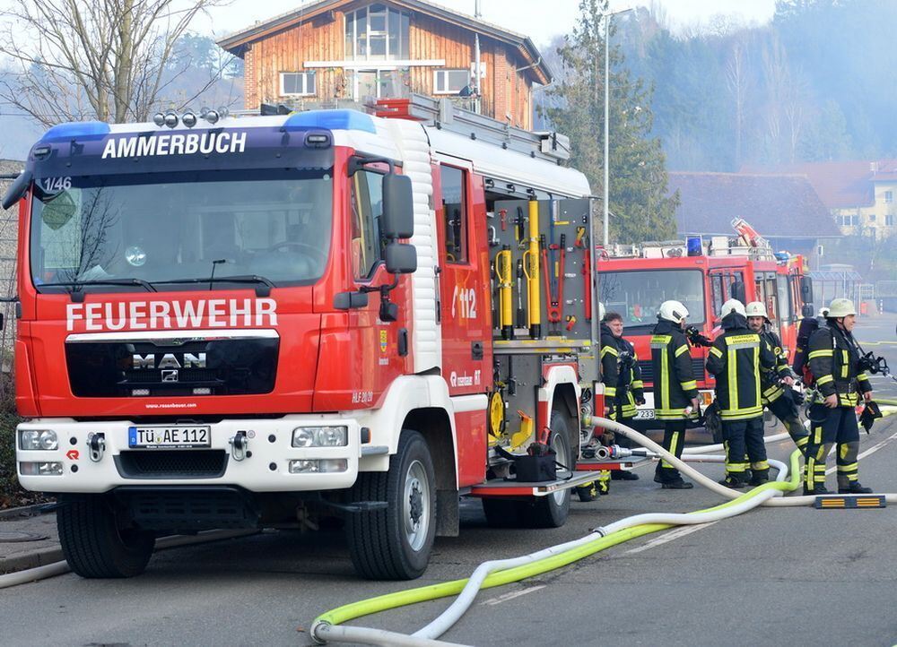 Großbrand Ammerbuch-Pfäffingen Dezember 2017