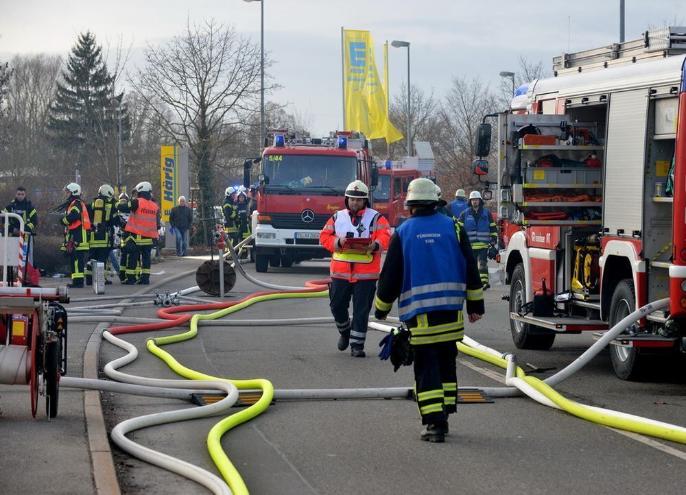 Großbrand Ammerbuch-Pfäffingen Dezember 2017