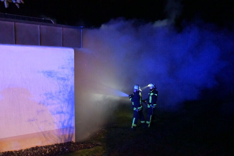 Brand zerstört Wohnhaus in Dußlingen Januar 2018