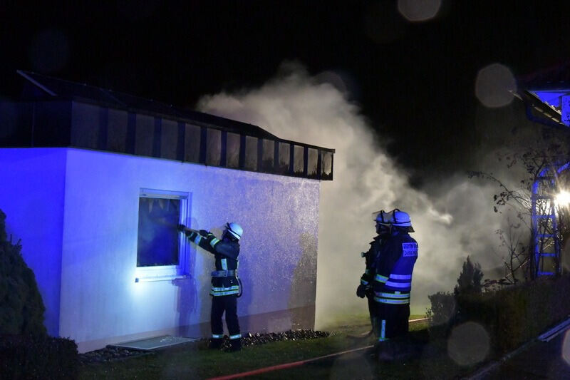 Brand zerstört Wohnhaus in Dußlingen Januar 2018