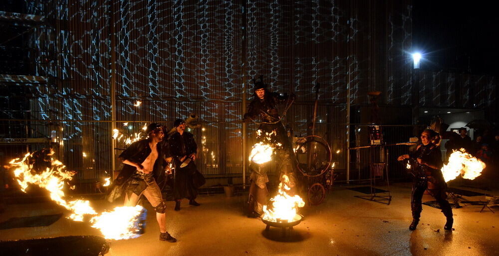 Theater die Tonne Reutlingen Eröffnung des Tonne-Neubaus