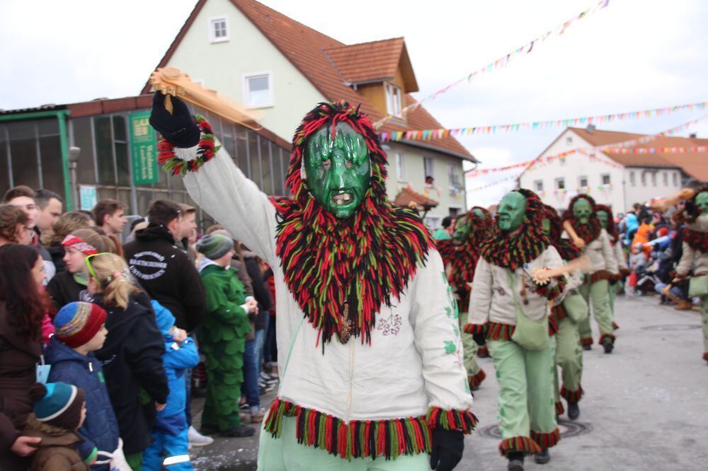 Narrenumzug in Hohenstein-Oberstetten 2018