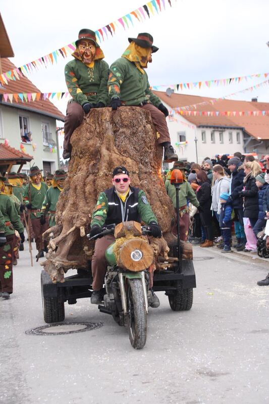 Narrenumzug in Hohenstein-Oberstetten 2018