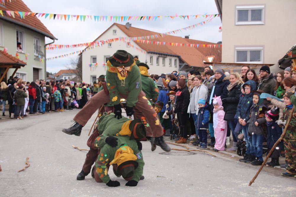 Narrenumzug in Hohenstein-Oberstetten 2018