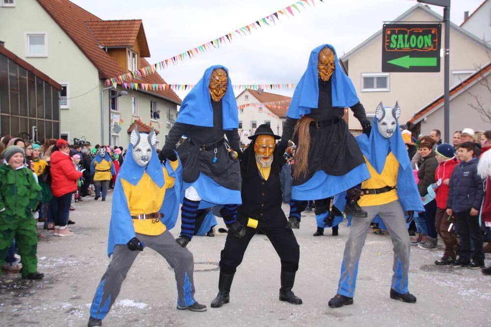 Narrenumzug in Hohenstein-Oberstetten 2018