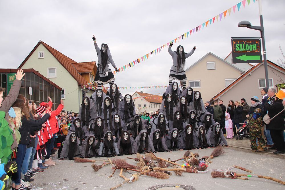 Narrenumzug in Hohenstein-Oberstetten 2018