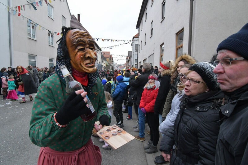 Narrenumzug in Rottenburg 2018