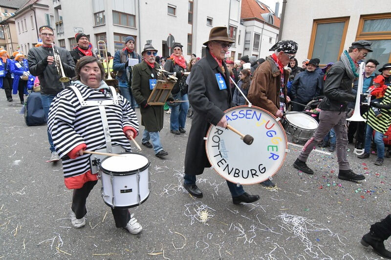 Narrenumzug in Rottenburg 2018