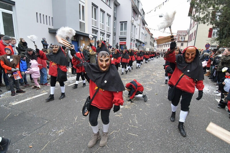 Narrenumzug in Rottenburg 2018