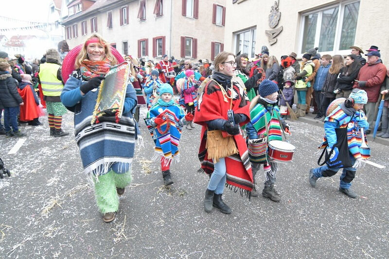 Narrenumzug in Rottenburg 2018