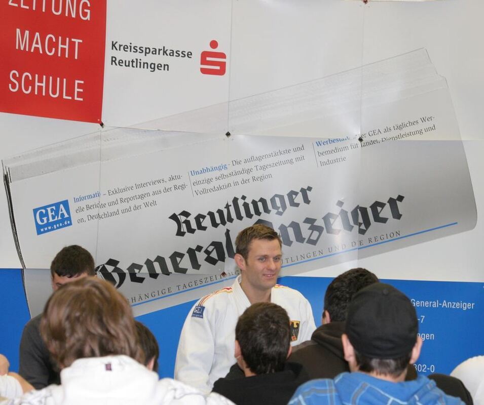 Ole Bischof bei Zeitung macht Schule 2009