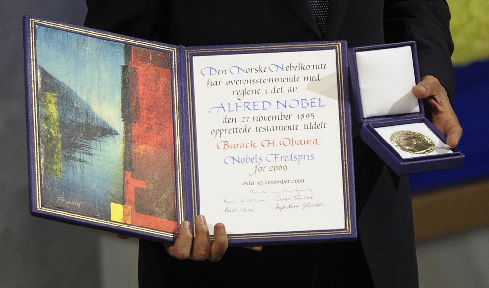 Barack Obama Friedensnobelpreis 2009 Nummer 8