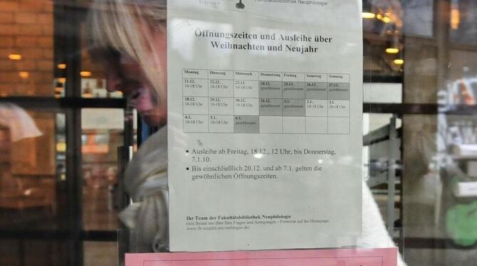 Was ist zumutbar und bringt Energie-Einsparung? An einigen Uni-Gebäuden, wie hier am Brecht-Bau, wird derzeit ausprobiert, was w