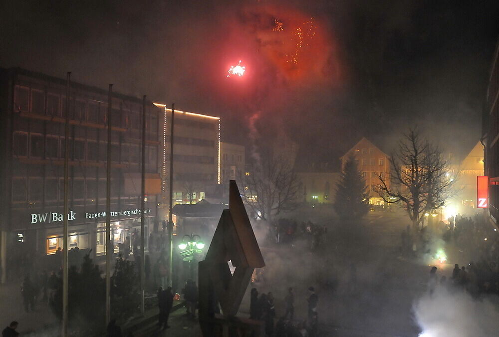 Silvester in Reutlingen