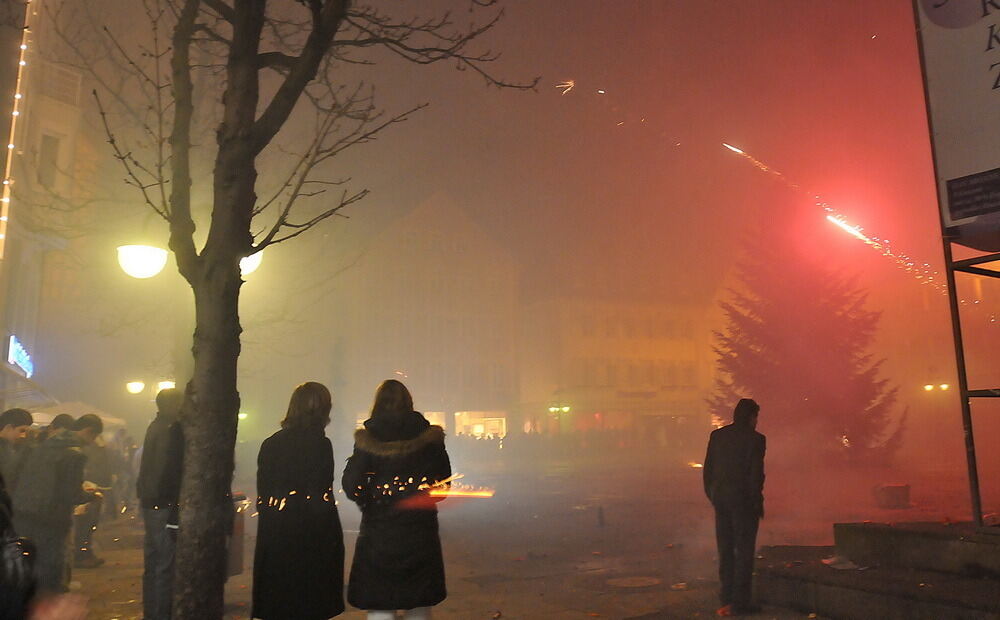 Silvester in Reutlingen