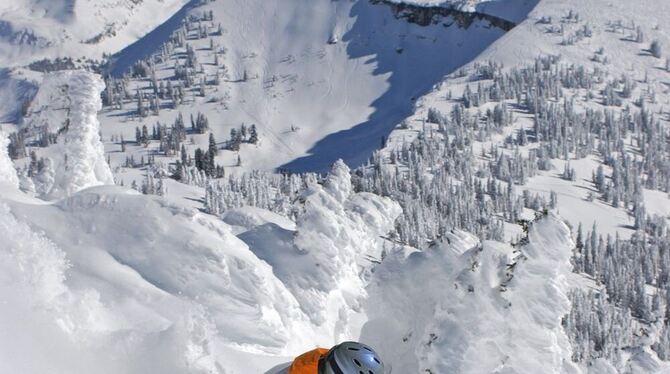 Die Promis laufen anderswo Ski. Im ruhigen Skigebiet von Grand Targhee sind viele Familien unterwegs.  FOTO: GRAND TARGHEE RESORT/TMN