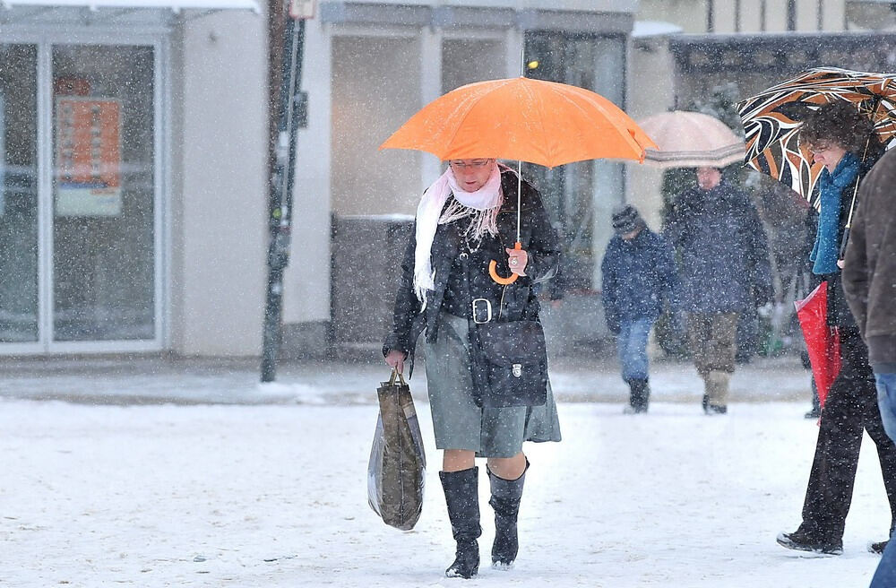 Schnee in Reutlingen