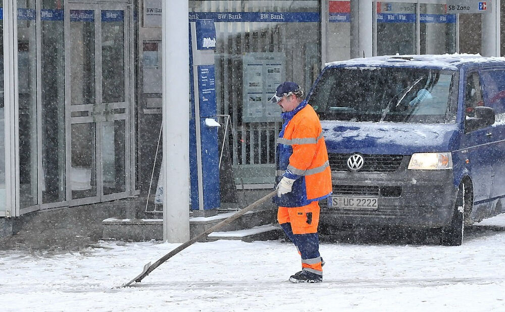 Schnee in Reutlingen