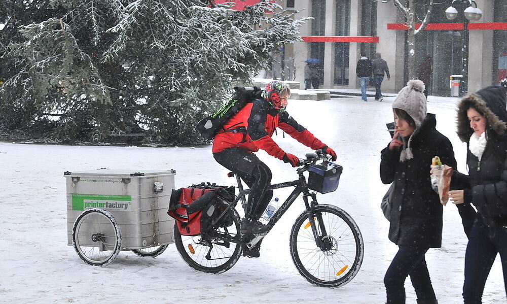 Schnee in Reutlingen