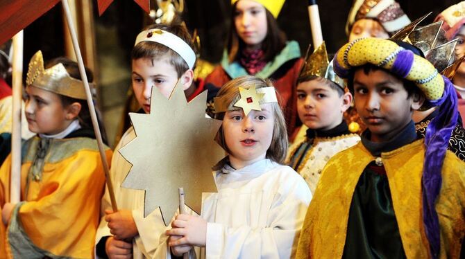 Sternsinger aus dem Kreis Reutlingen.