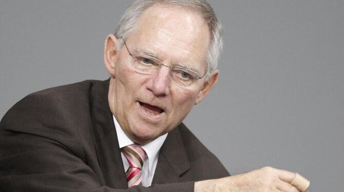 Bundesfinanzminister Wolfgang Schäuble (CDU)