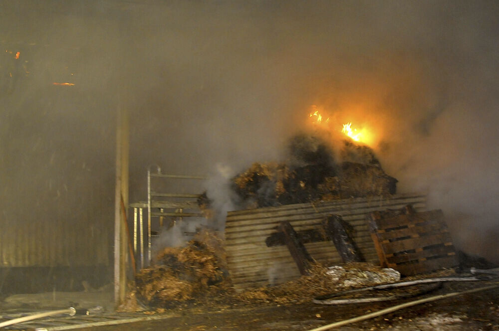 Stallbrand in Bronnweiler