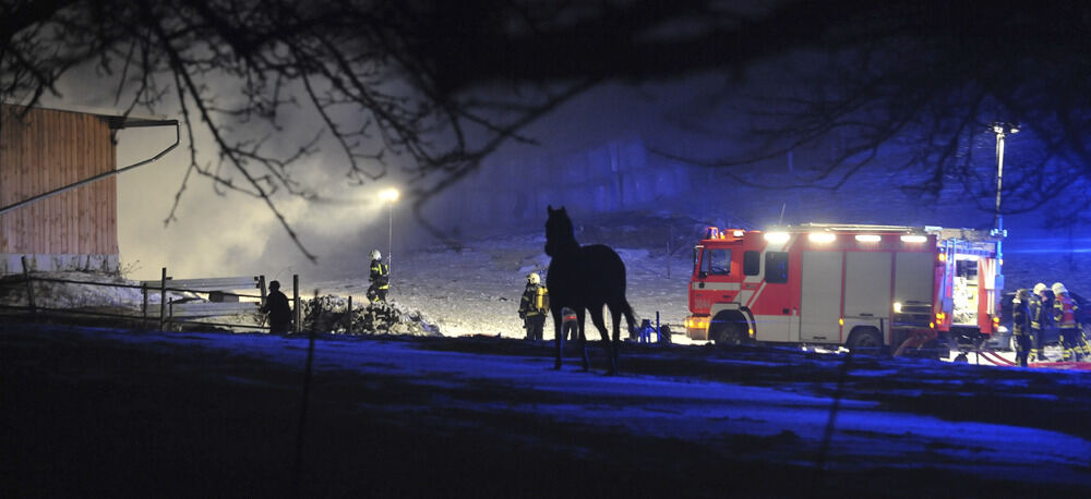 Stallbrand in Bronnweiler