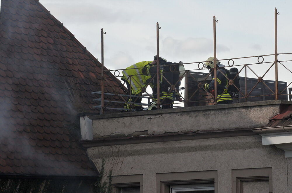 Schwelbrand beim Warsteiner Turm