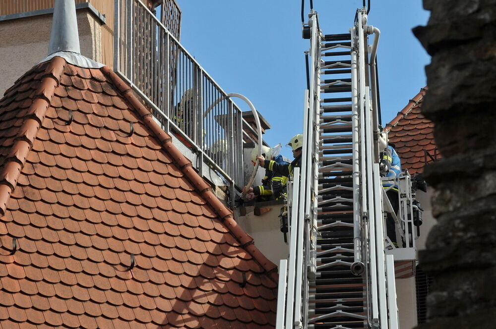 Schwelbrand beim Warsteiner Turm