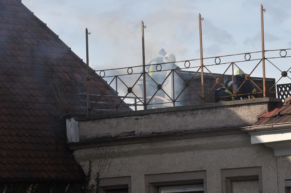 Schwelbrand beim Warsteiner Turm