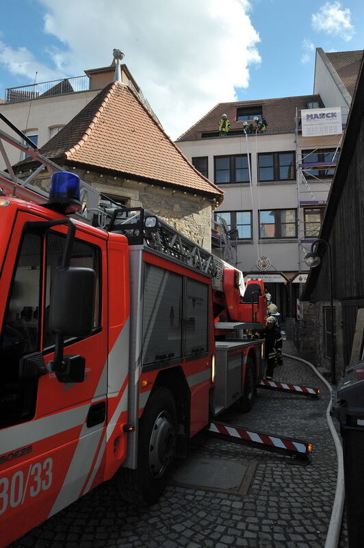 Schwelbrand beim Warsteiner Turm