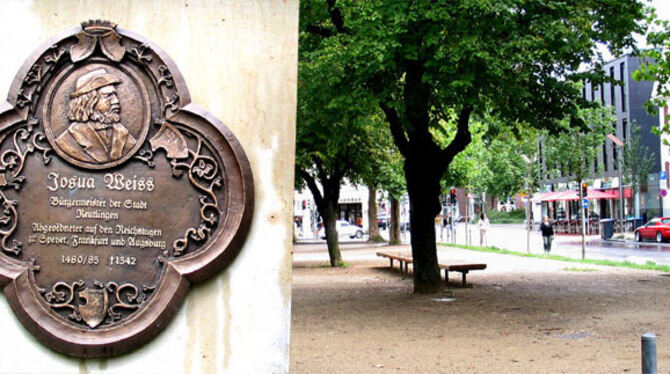 Das Jos-Weiß-Denkmal am Albtorplatz wurde 2006 aufgestellt. FOTO: Dahlhelm