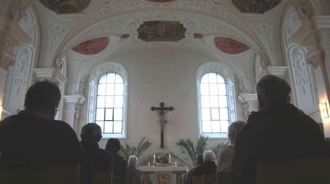 In Zwiefalten feiern die Protestanten ihre Gottesdienste seit jeher im Kapitelsaal des ehemaligen Benediktinerklosters, das mit