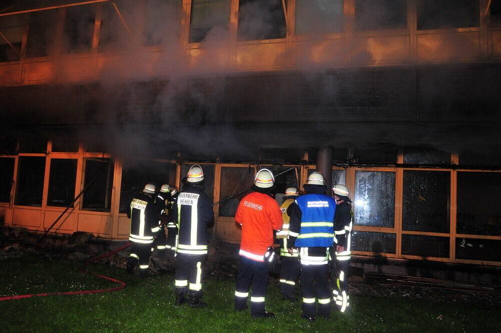 Brand im Schulzentrum auf dem Höhnisch